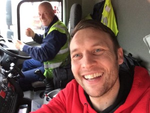 Me and Tony getting ready for fuel deliveries